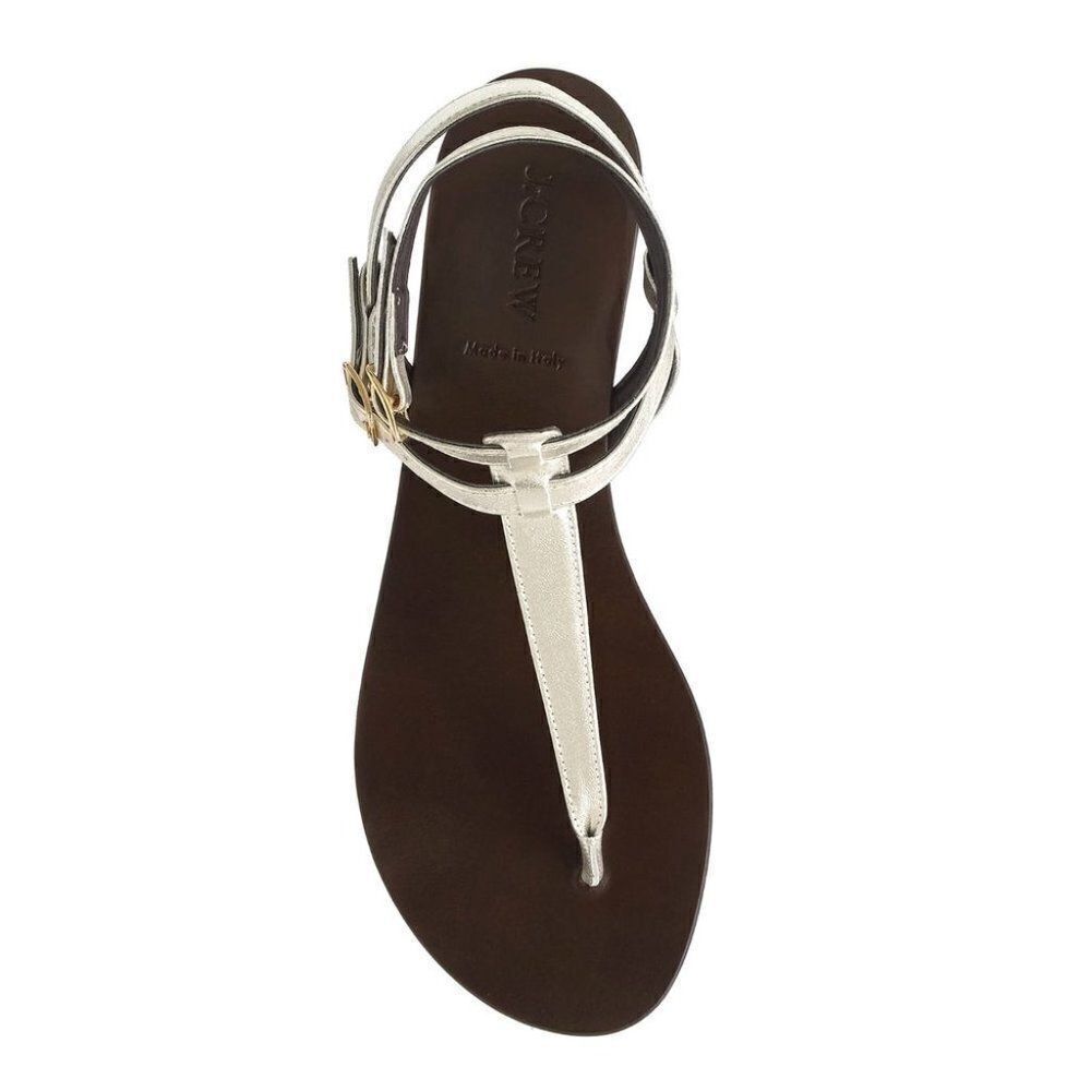 J crew Tabbie T-strap Sandals sz 6